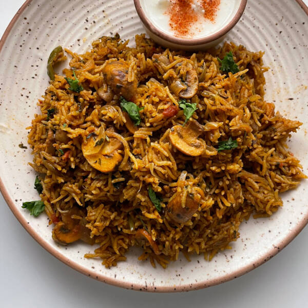MUSHROOM BIRYANI